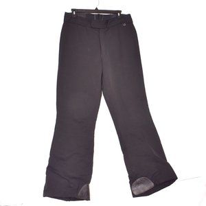 Roffe Ski Snow Pants Men's Reg Black Solo #4510 Swiss Fabric Retro 90s Size 34